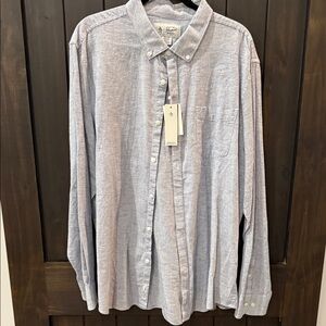 Original Penguin Light Blue Casual Button-Down Shirt